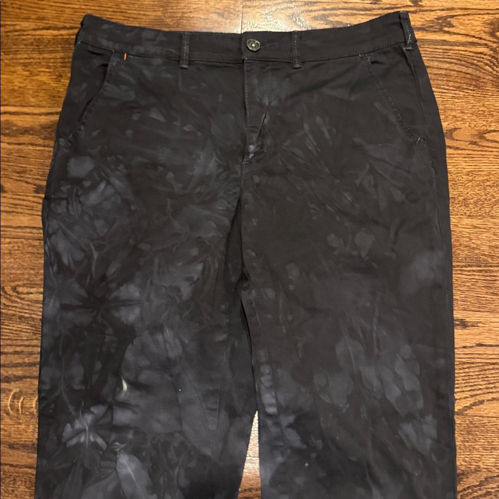 Pilcro and the Letterpress Chino Size 30 Black Tie Dye - Picture 2 of 9
